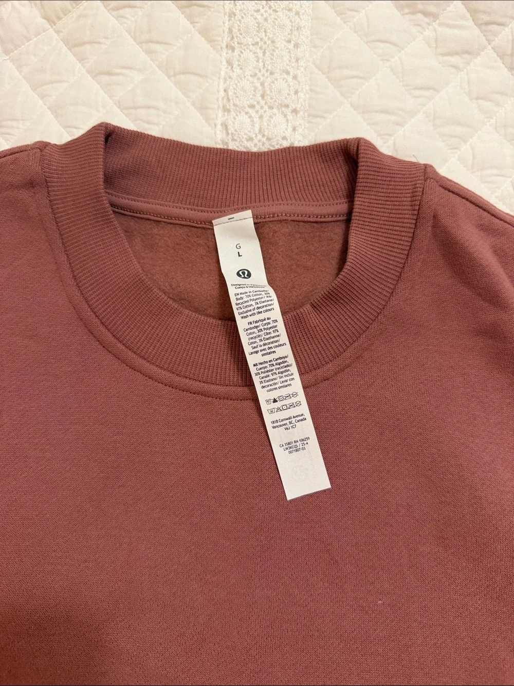 Lululemon Steady State Oversized Crew